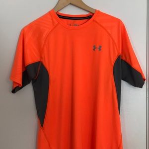 Under Armour Heat Gear Neon Orange Shirt